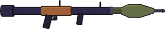 The RPG rocket launcher