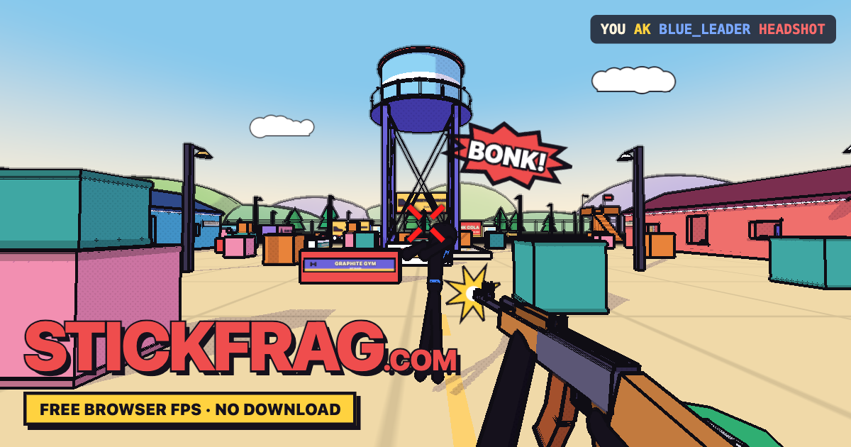 Play StickFrag – free stickman shooter in your browser